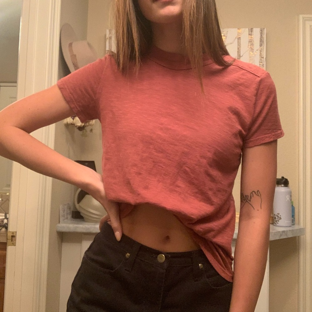 Dark pink T-shirt